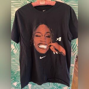 Nike A’ja Wilson WNBA 2024 MVP tshirt sz M black w/ graphic